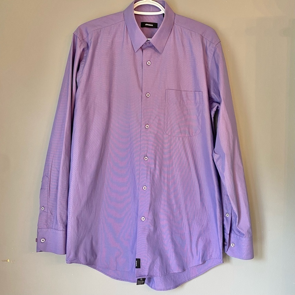 Strauss Purple Dress Shirt